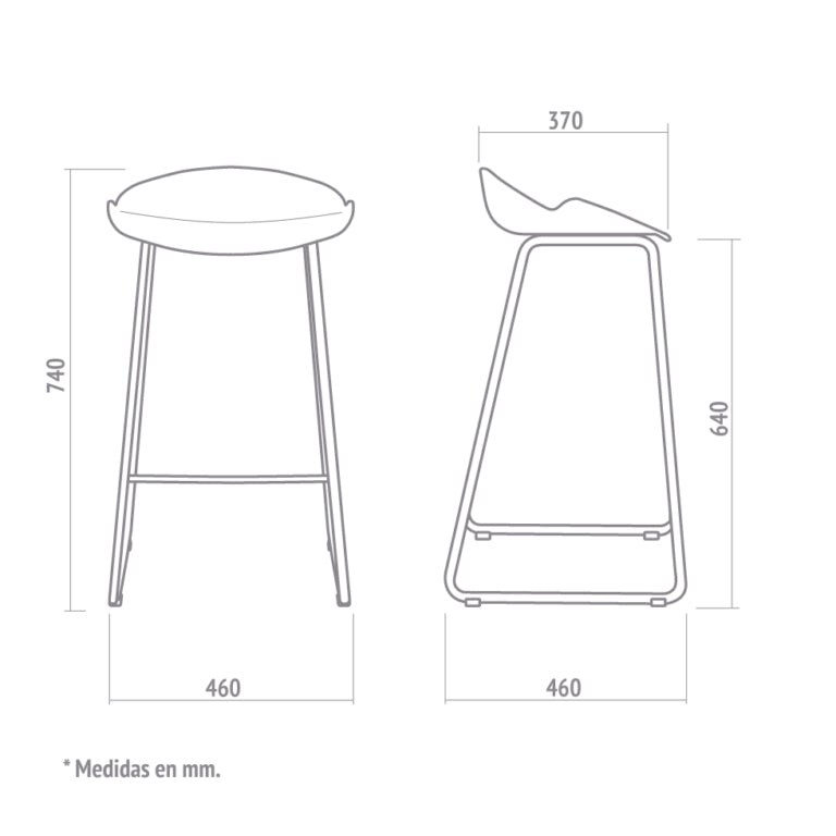 Taburete Milo 64